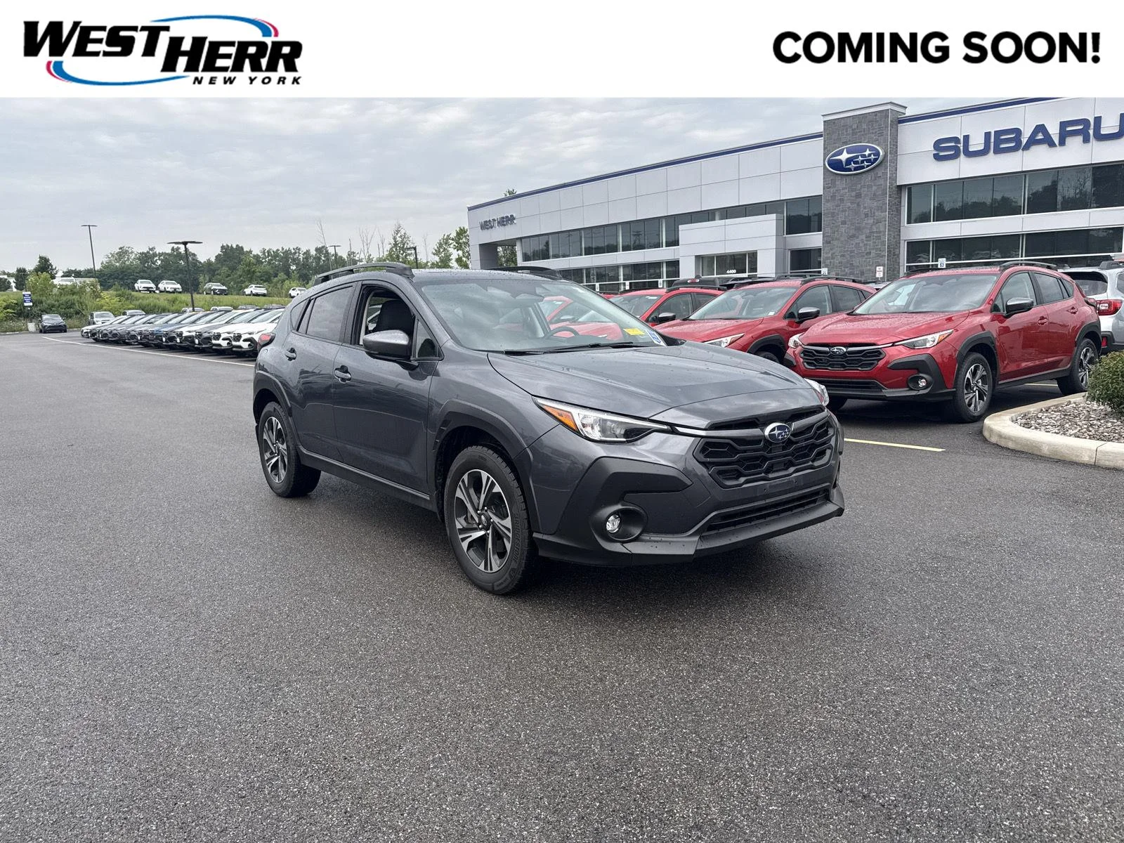 Used 2024 Magnetite Gray Metallic Subaru Premium image 1