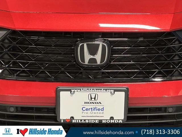 Certified Used 2023 Radiant Red Metallic Honda HYBRID EX-L BD image 9