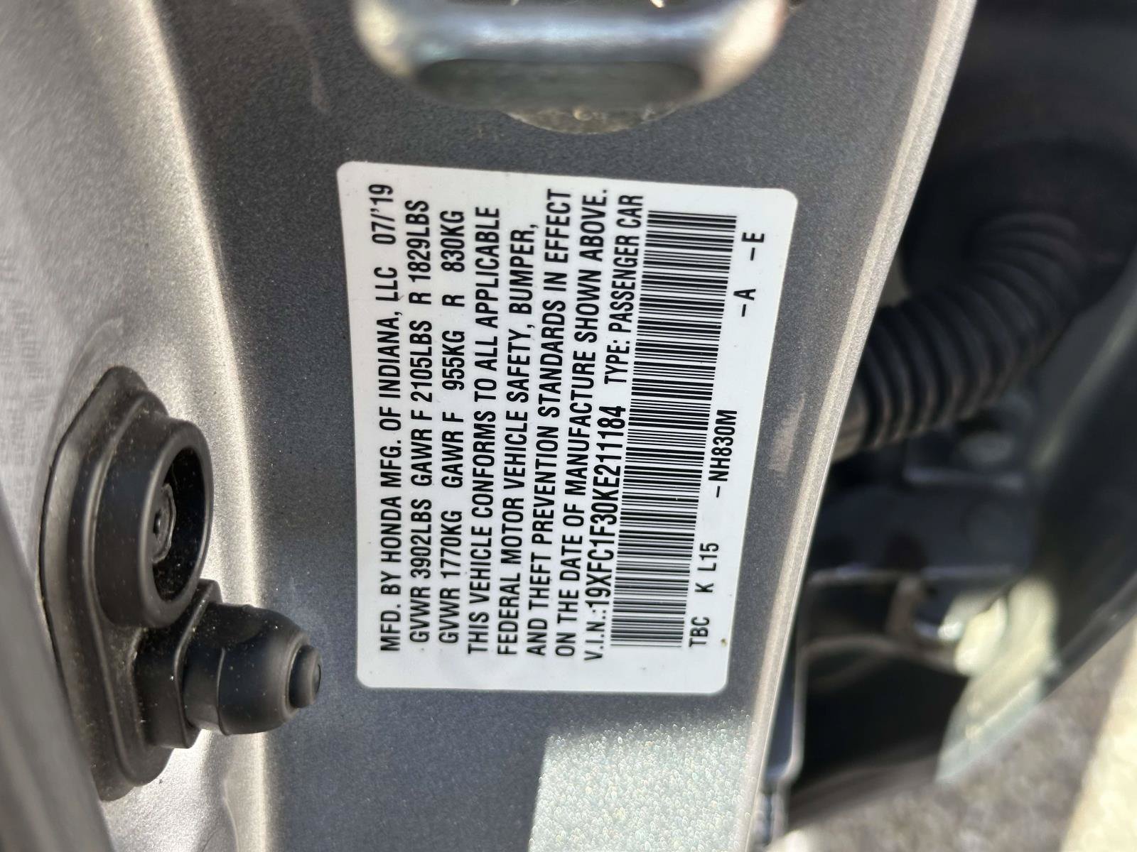 Used 2019 Silver Honda EX image 11