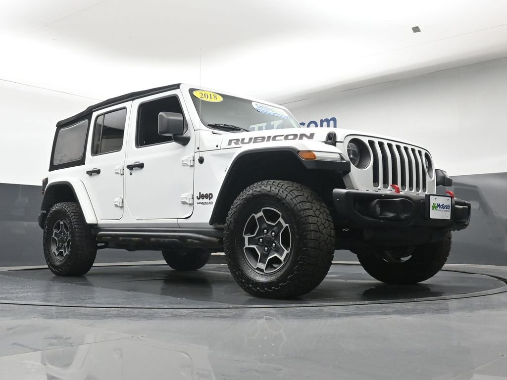 Used 2018 White Jeep Unlimited Rubicon image 26