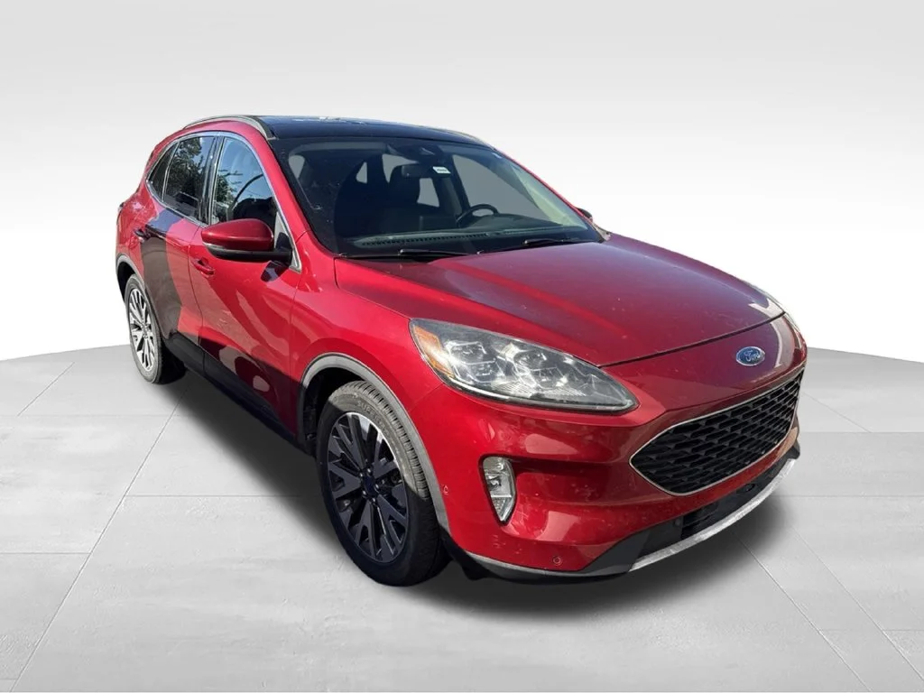 Used 2020 Red Ford Titanium image 2