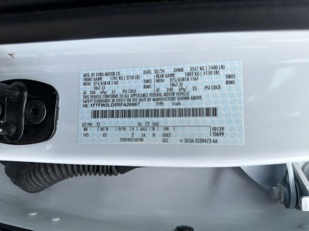 Used 2024 White Ford XLT image 24
