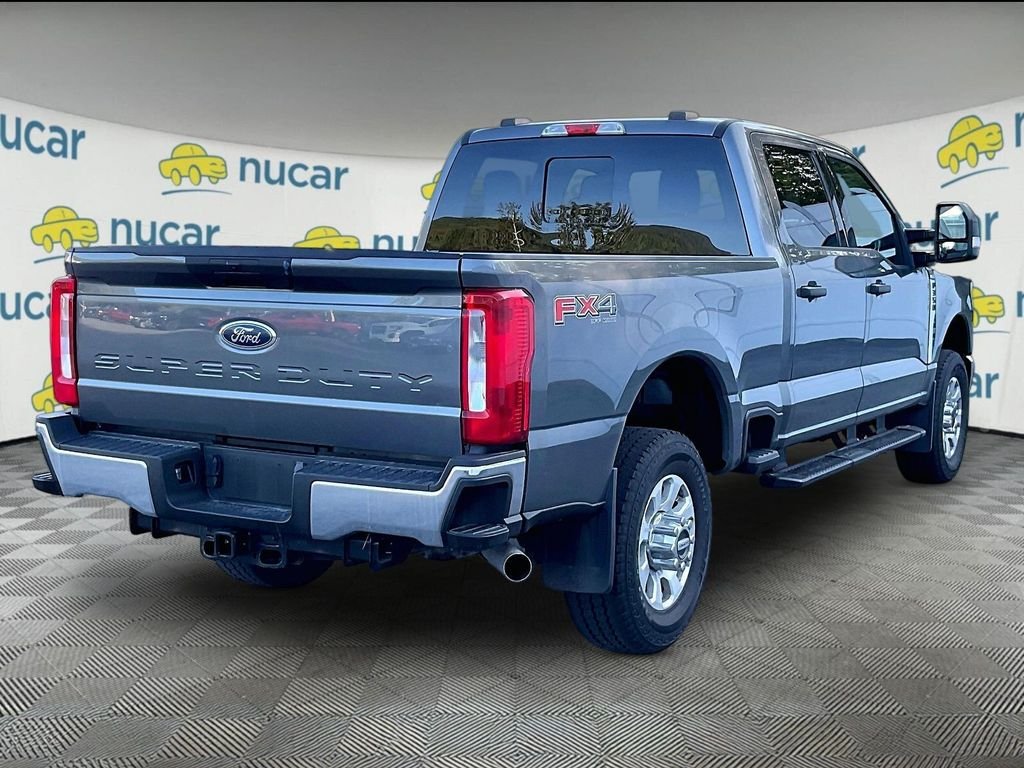 Used 2023 Carbonized Gray Metallic Ford XLT FX4 CrewCab image 6