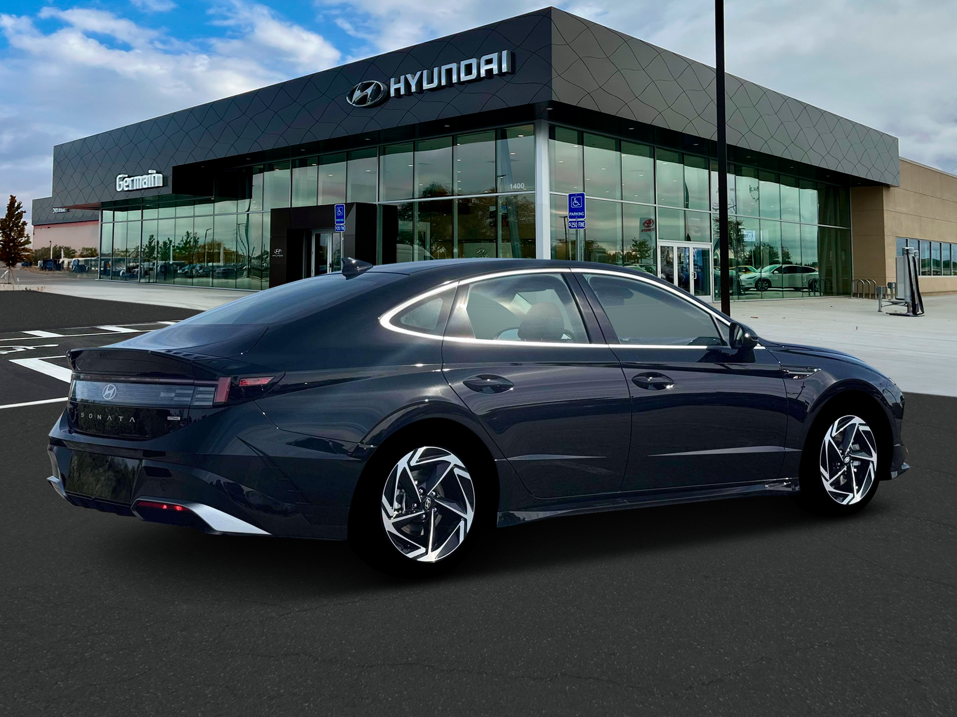 New 2026 Abyss Black Hyundai SEL Sport image 8