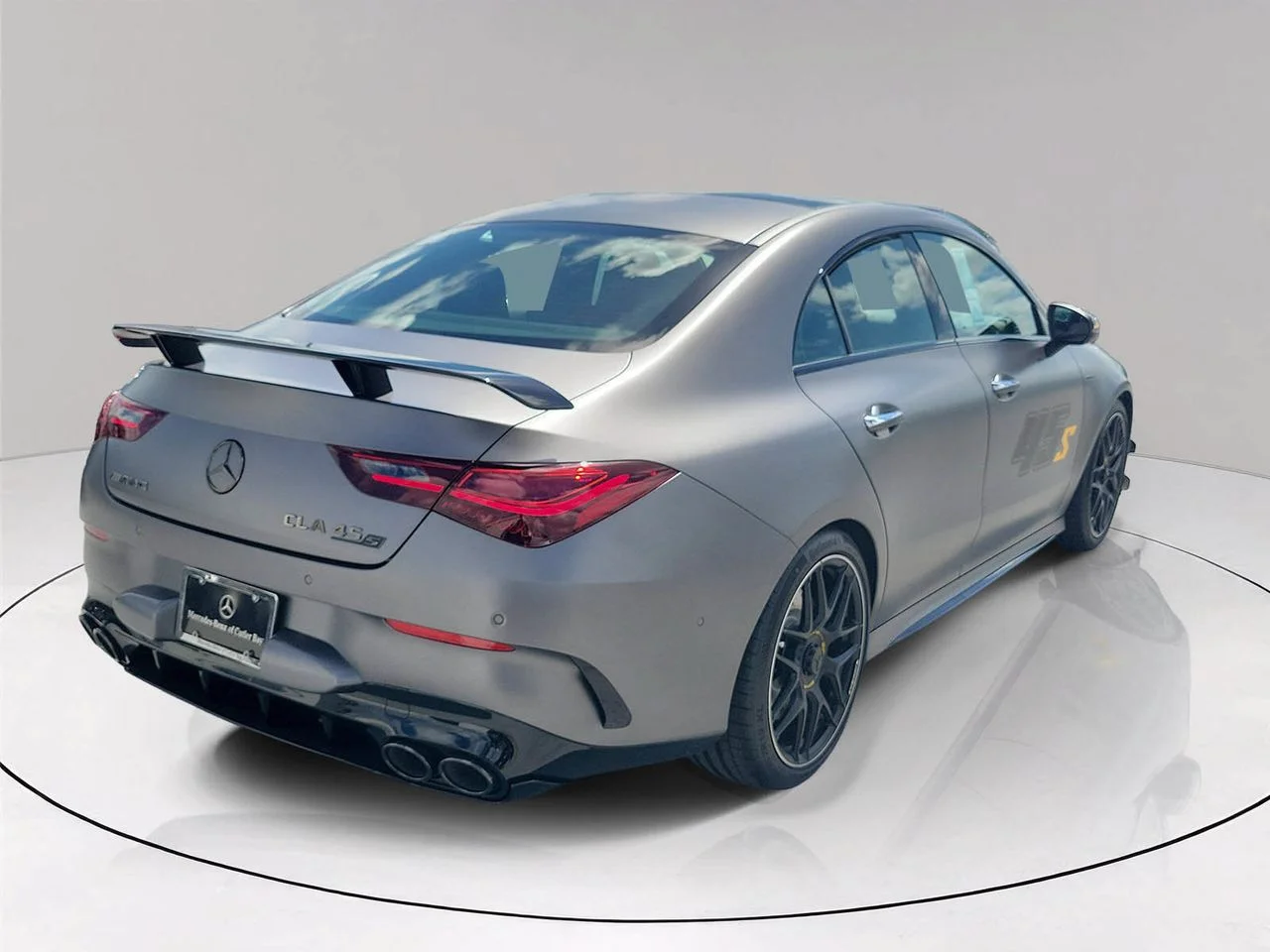 New 2026 MANUFAKTUR Mountain Grey Magno Mercedes-Benz AMG® CLA 45 4MATIC® Coupe image 4