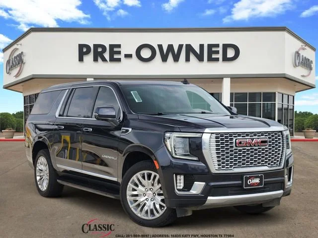 Titanium Rush Metallic 2023 GMC Yukon XL Denali 4WD SUV / Crossover Four-Wheel Drive