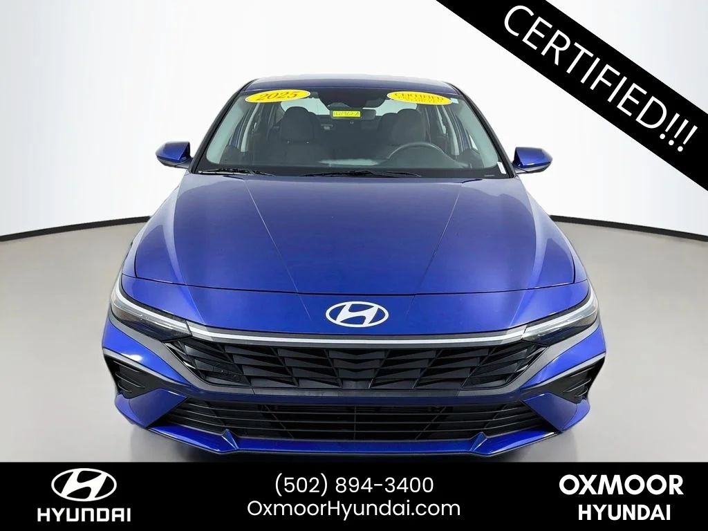 Certified Used 2025 Intense Blue Hyundai Blue image 2