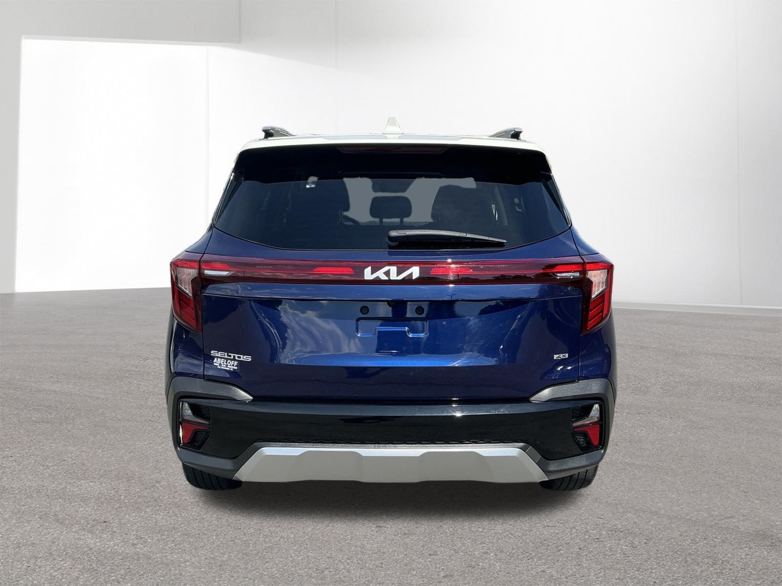 Certified Used 2024 Dark Ocean Blue/White Roof Kia S image 4