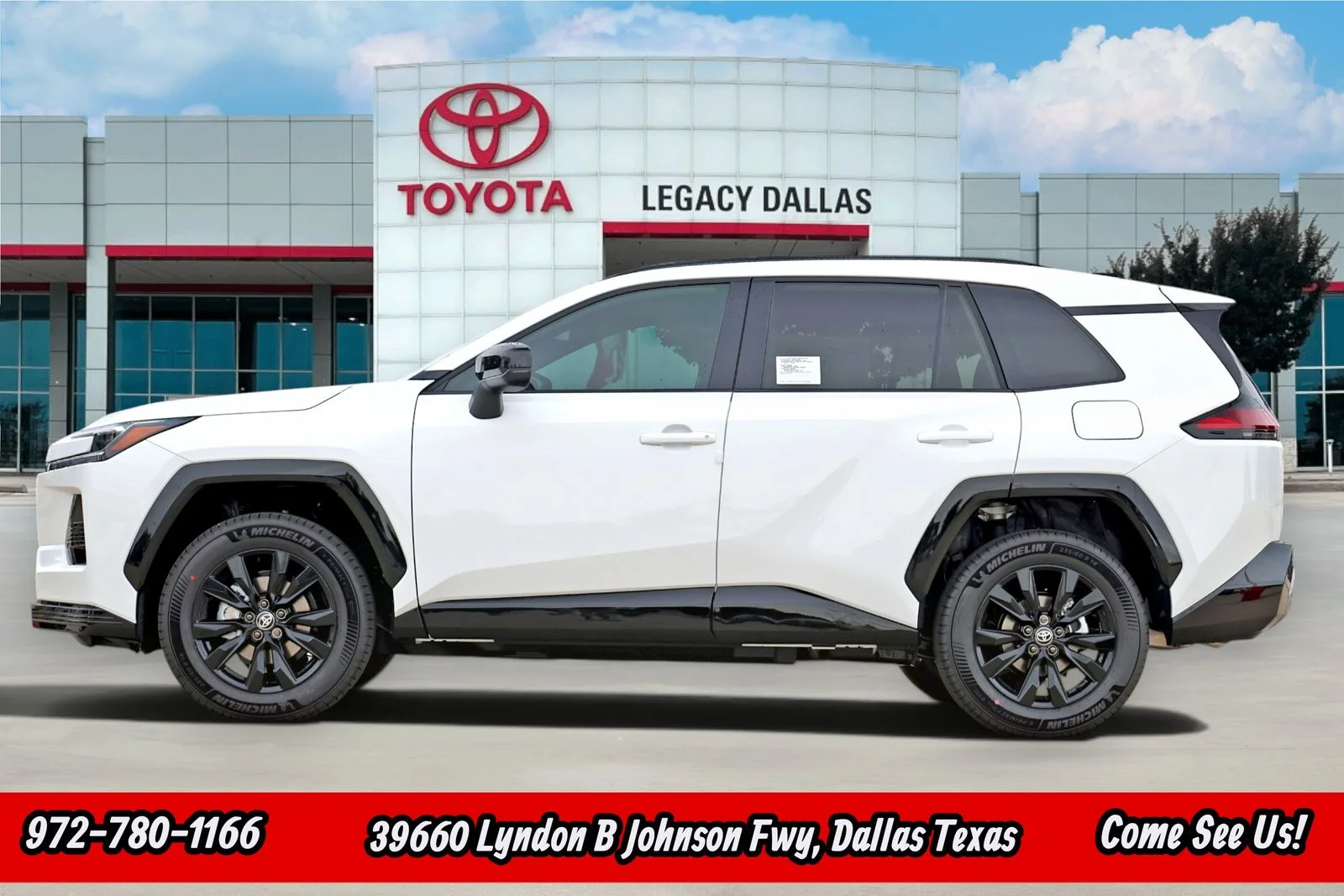 New 2026 White Toyota SE image 5