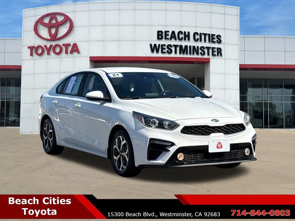 Used 2021 Kia Forte LXS with VIN 3KPF24AD1ME358699 for sale in Westminster, CA