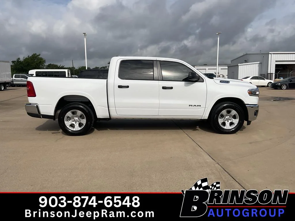 Used 2025 Bright White Clearcoat Ram Lone Star image 8