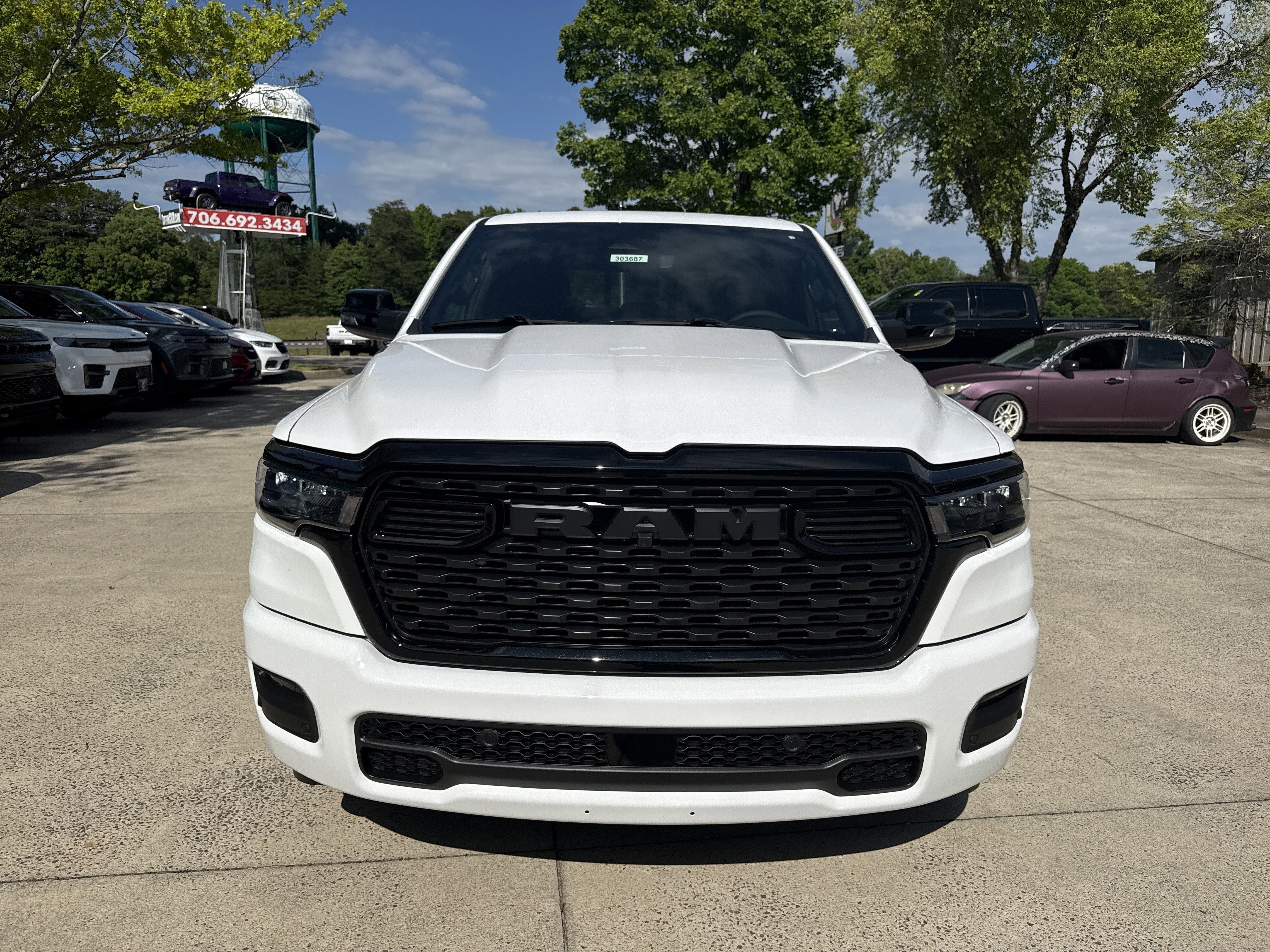 New 2026 Bright White Clearcoat RAM Big Horn image 2