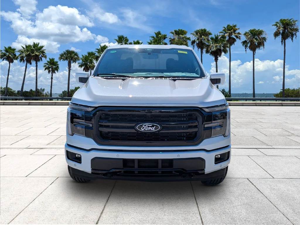 New 2026 Star White Metallic Tri-Coat Ford Lariat® image 2