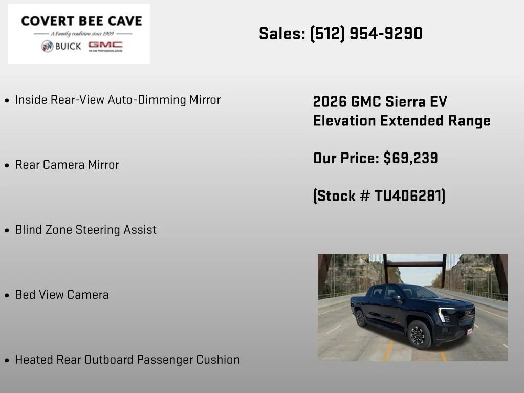 New 2026 Onyx Black GMC Elevation Extended Range image 30