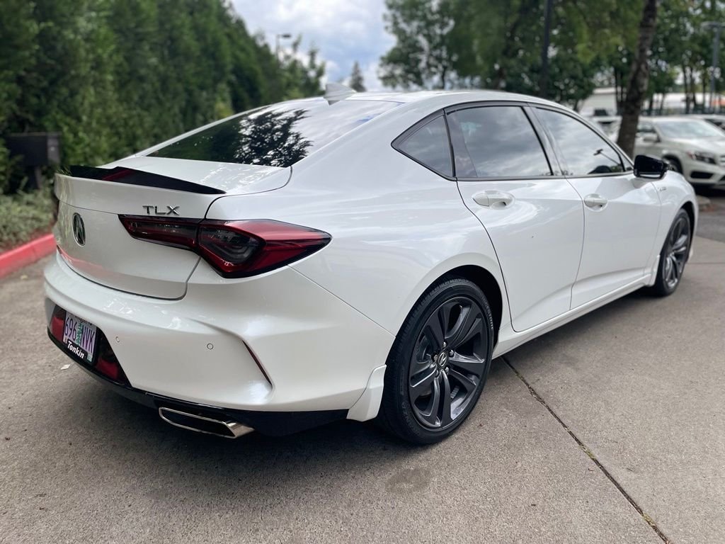 Used 2022 Platinum White Pearl Acura A-Spec Package image 3