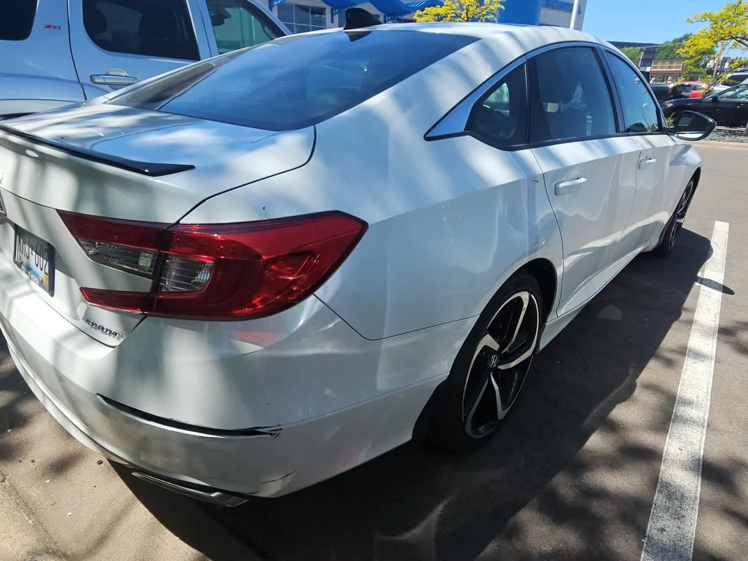 Certified 2022 Honda Accord Sport with VIN 1HGCV1F35NA124144 for sale in Hopkins, Minnesota