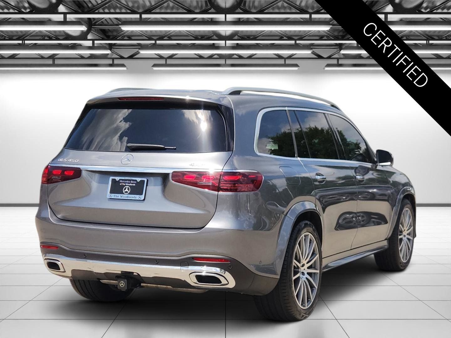 Certified Used 2025 Selenite Grey Metallic Mercedes-Benz GLS 450 image 9