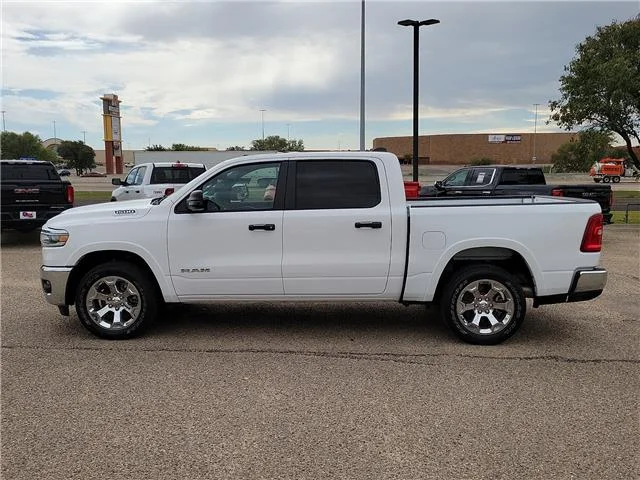 Used 2026 Bright White Clearcoat RAM Big Horn/Lone Star 4x4 Crew Cab 144.5 in. WB image 2