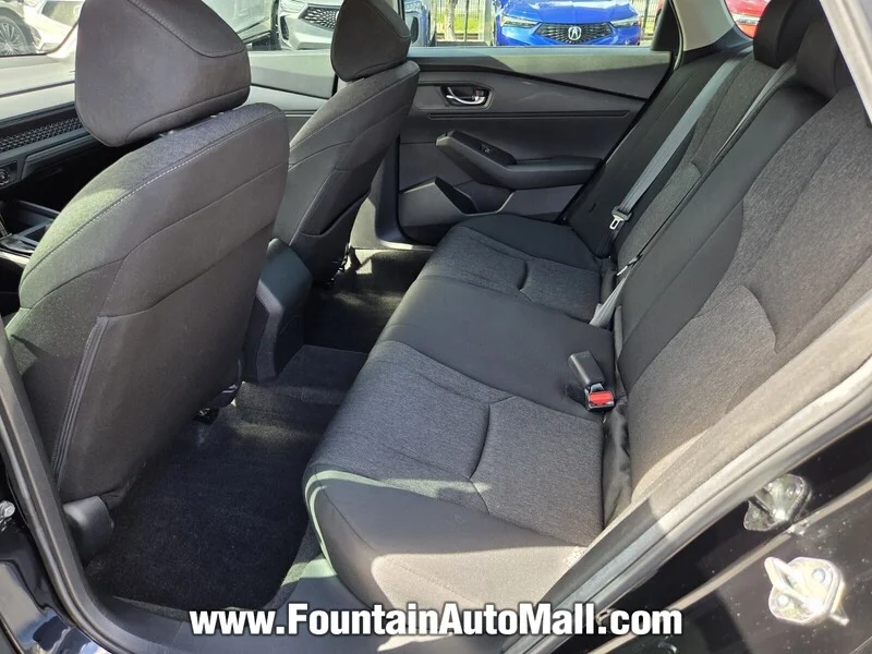 Used 2024 Crystal Black Pearl Honda LX CVT image 9