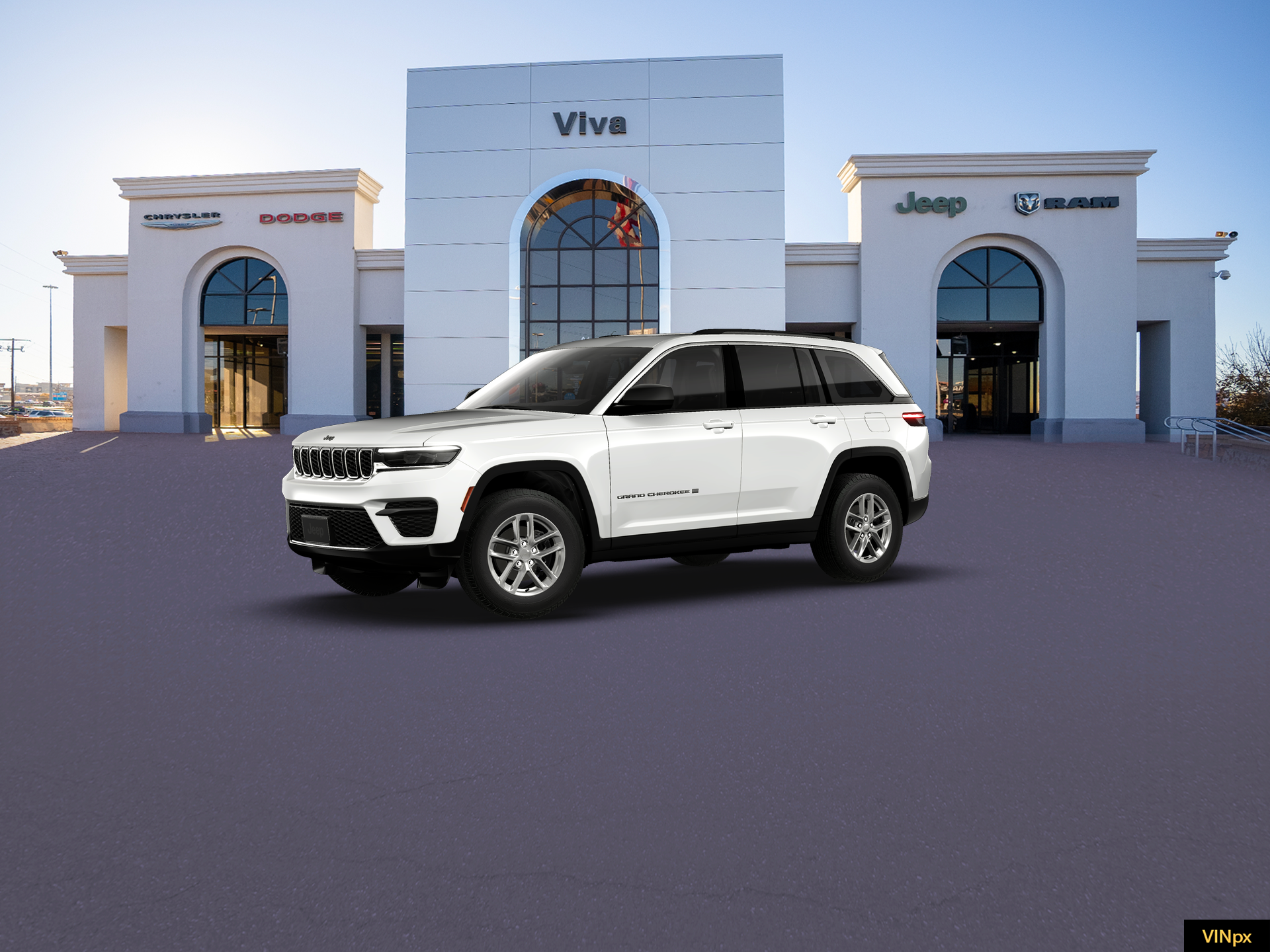 New 2026 Bright White Clearcoat Jeep Laredo X image 2
