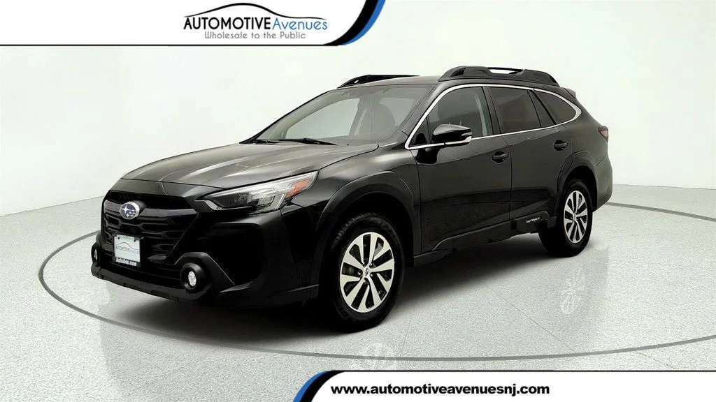 Used 2023 Crystal Black Silica Subaru Premium CVT w/ BSD/RCTA & Hands-Free Power Rear Gate image 1