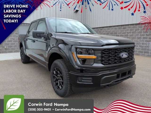 New 2026 Agate Black Metallic Ford STX® image 1