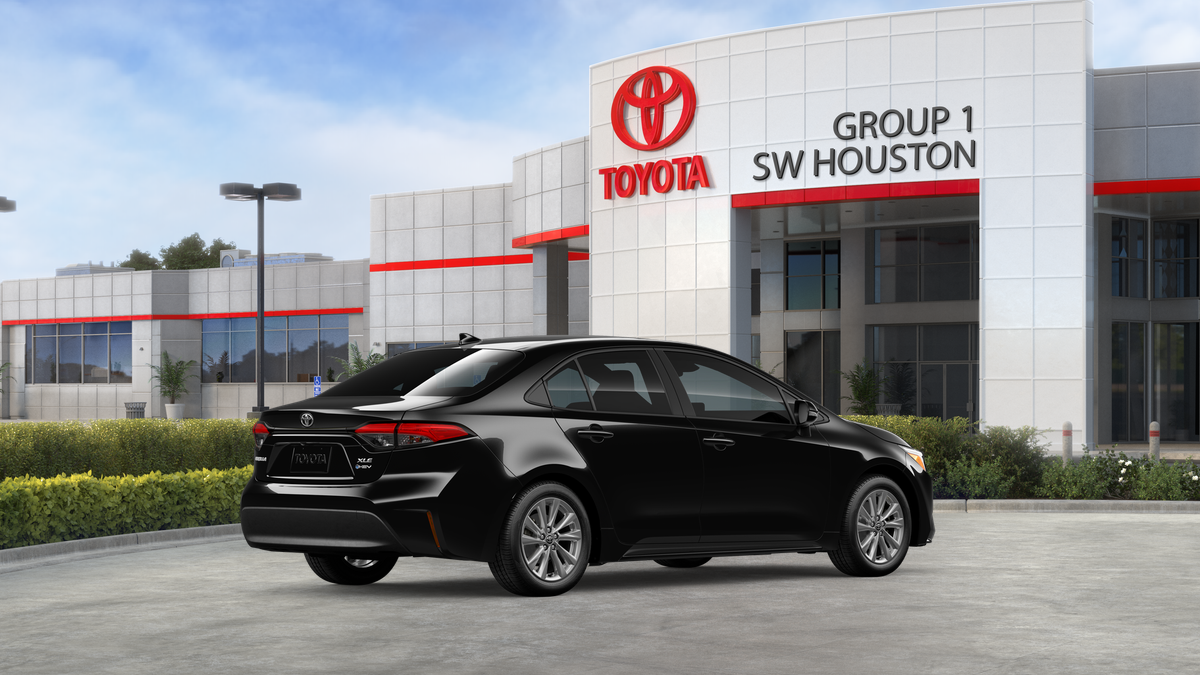New 2026 Midnight Black Metallic Toyota Hybrid XLE image 10