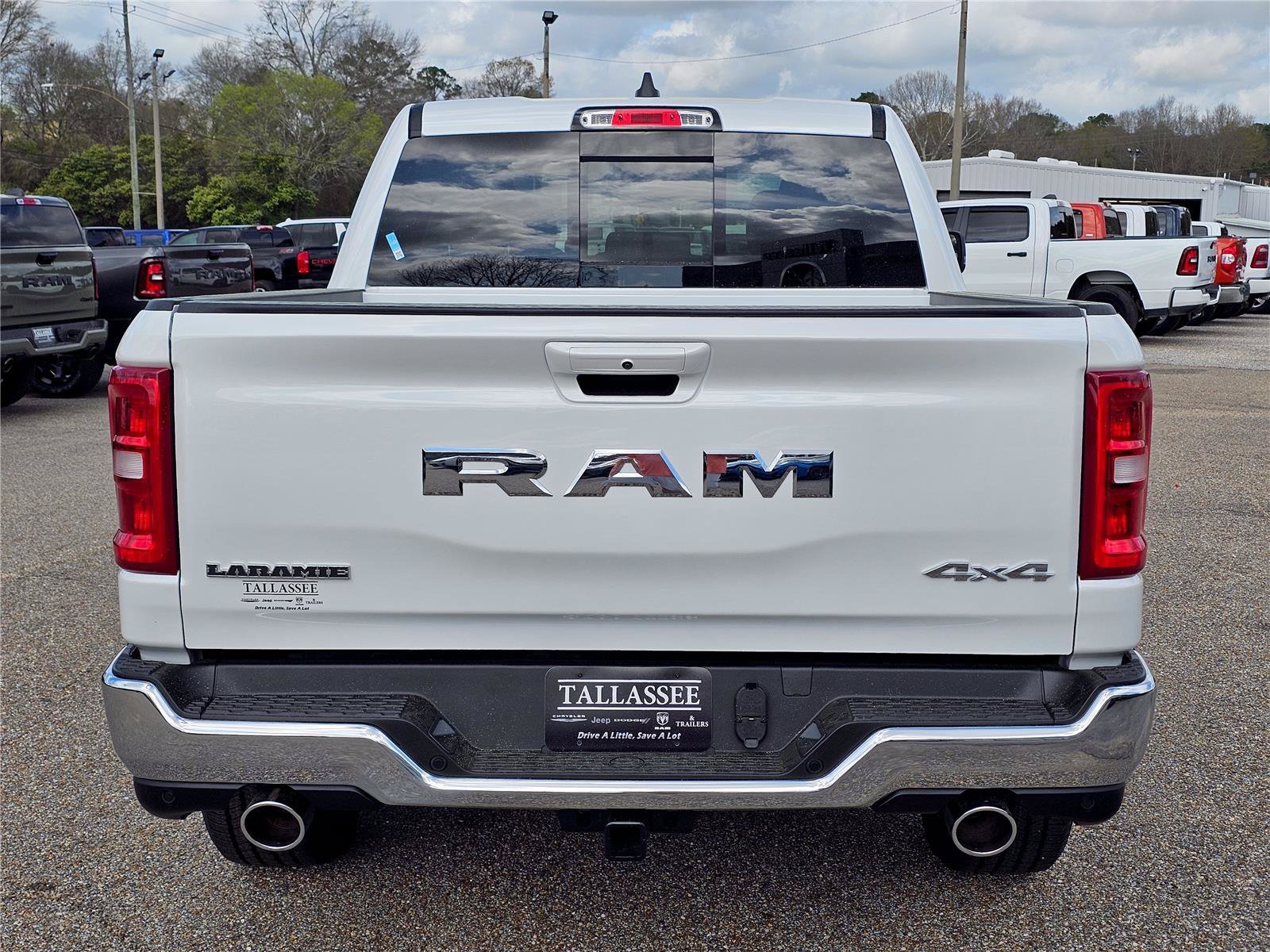 New 2026 Ivory White Tri-Coat Pearlcoat Ram Laramie image 12