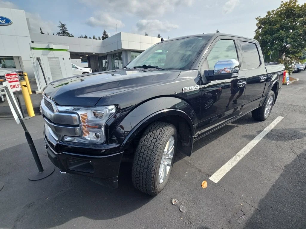Used 2019 Agate Black Metallic Ford Platinum image 1