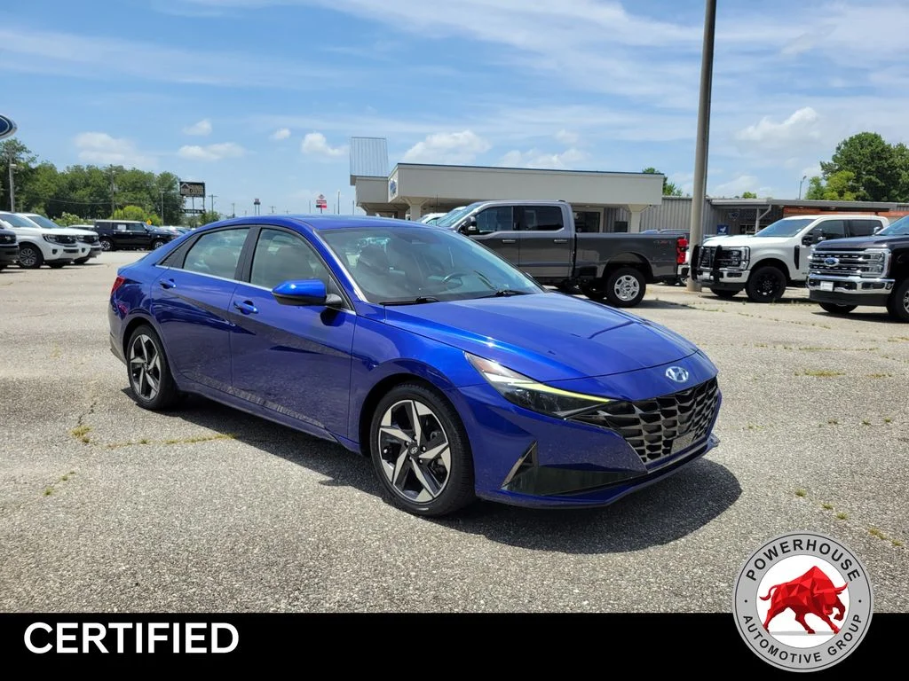 Used 2022 Blue Hyundai Limited image 8