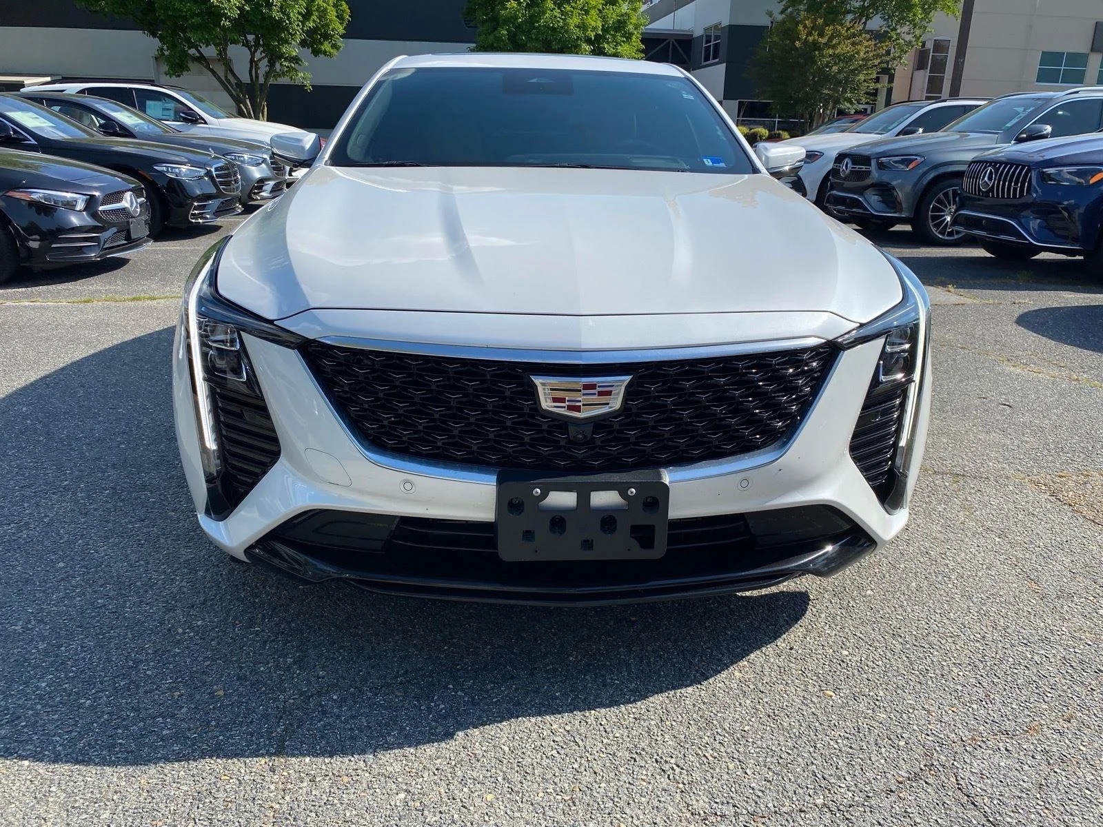 Used 2025 Crystal White Tricoat Cadillac Premium Luxury image 3