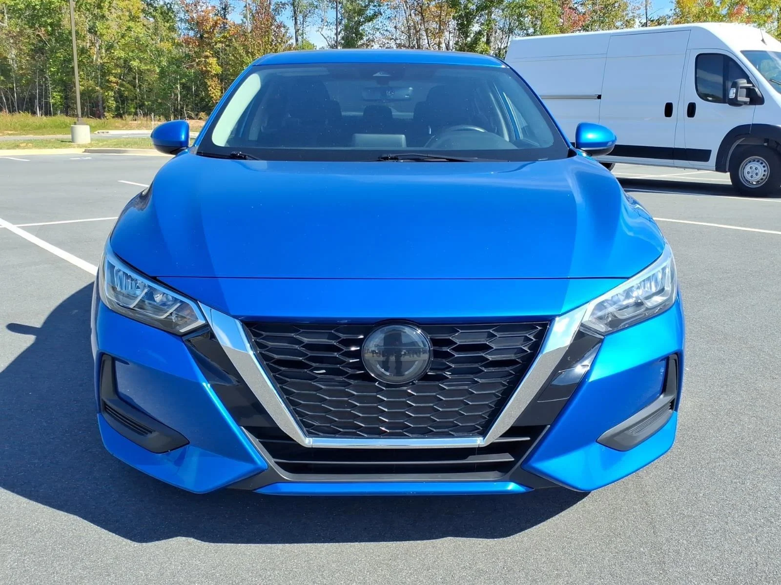 Used 2022 Electric Blue Metallic Nissan SV image 14