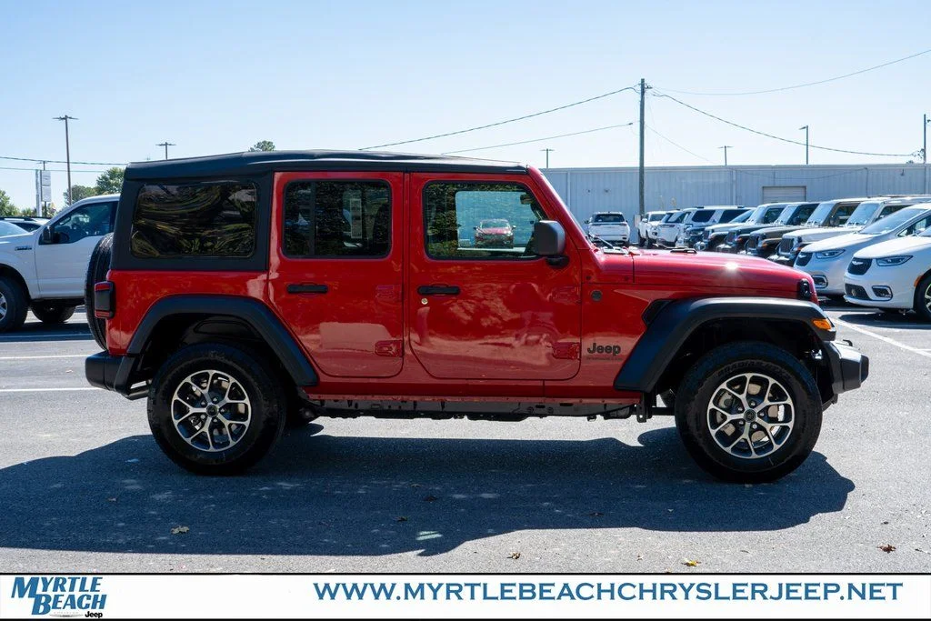 New 2026 Firecracker Red Clear-Coat Exterior Paint Jeep Sport S image 7