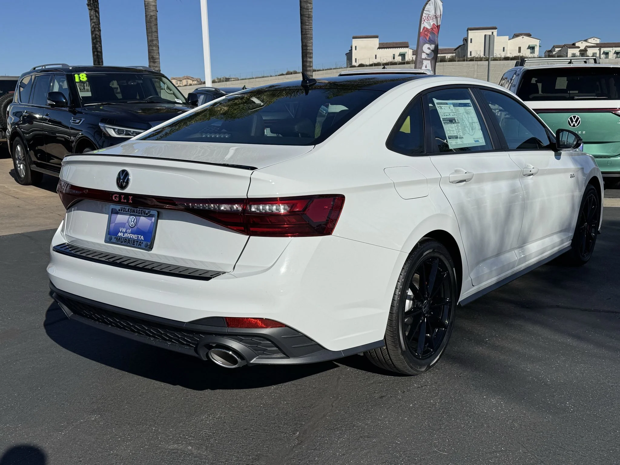 New 2026 Pure White w/Deep Black Roof Volkswagen Autobahn image 9