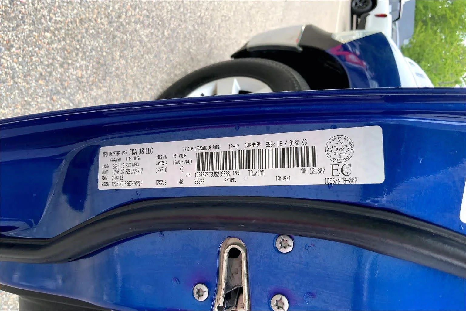 Used 2018 Blue Streak Pearlcoat Ram Tradesman image 33