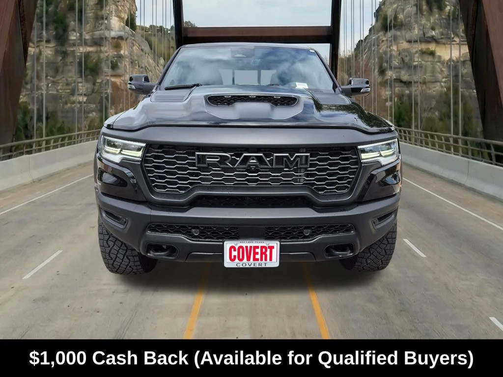 New 2026 Diamond Black Crystal Pearl-Coat Exterior Paint RAM RHO image 2