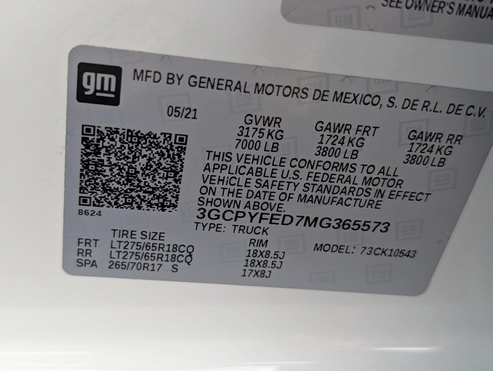 Used 2021 SUMMIT WHITE Chevrolet LT Trail Boss image 41