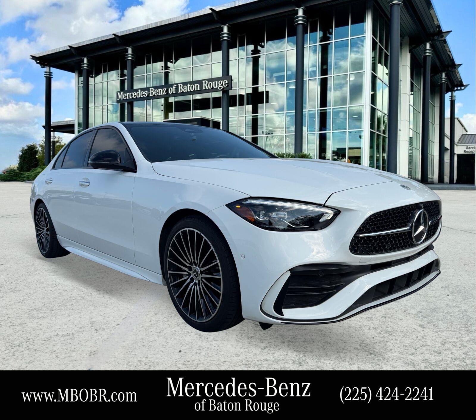 Certified Used 2023 Polar White Mercedes-Benz C 300 image 1