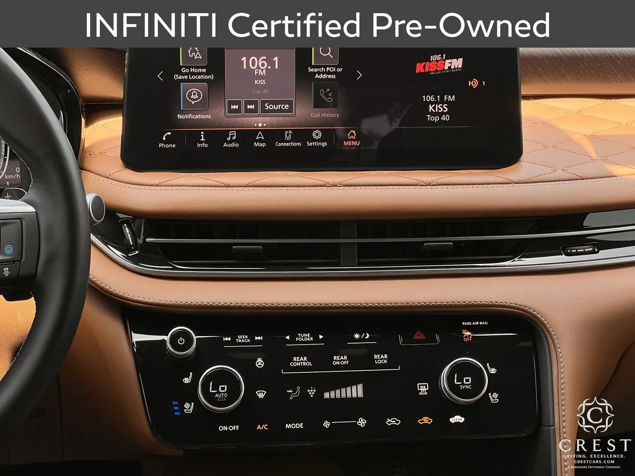 Certified Used 2025 Moonbow Blue Black Obsidian INFINITI AUTOGRAPH image 19