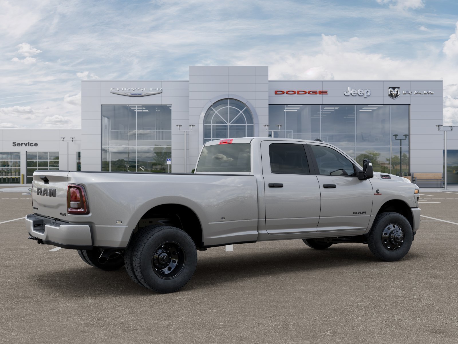 New 2026 Silver-Zynith Exterior Paint RAM Big Horn image 4