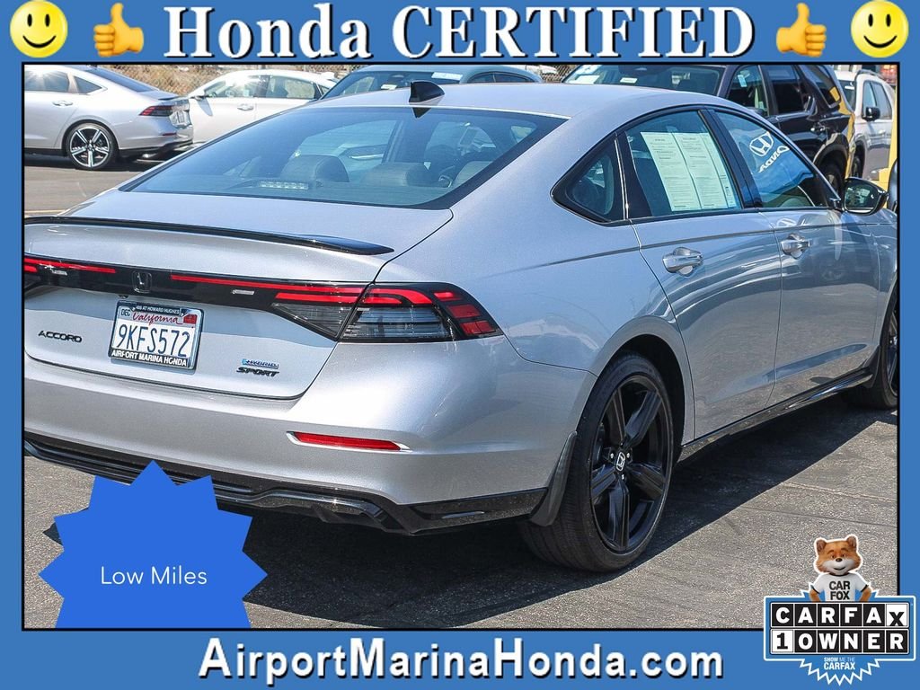 Certified Used 2024 Solar Silver Metallic Honda HYBRID SPORT-L image 12