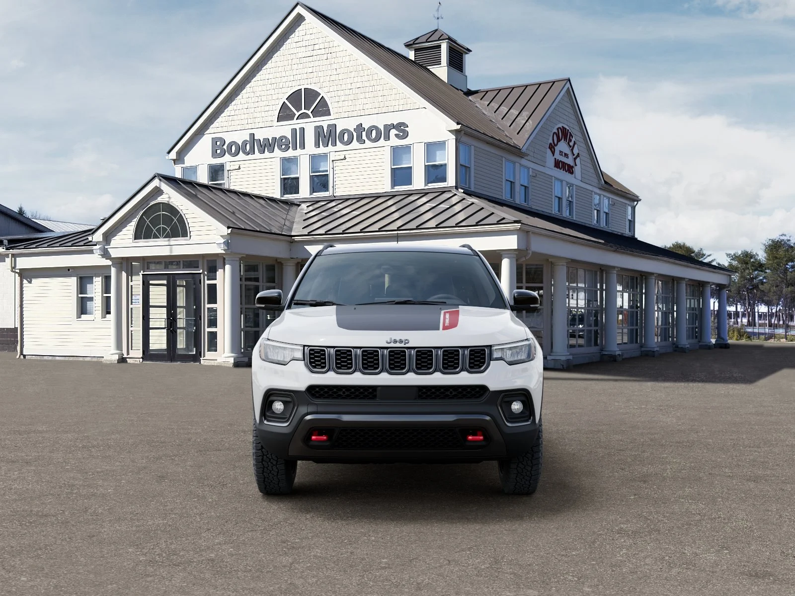 New 2026 Bright White Clear-Coat Exterior Paint Jeep Trailhawk 4x4 image 32