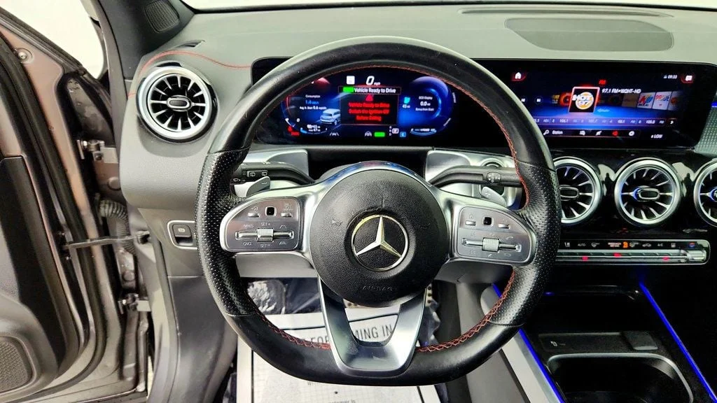 Used 2022 Mountain Grey Metallic Mercedes-Benz EQB 350 4MATIC SUV w/ AMG® Night Pkg & Driver Assist Pkg image 12