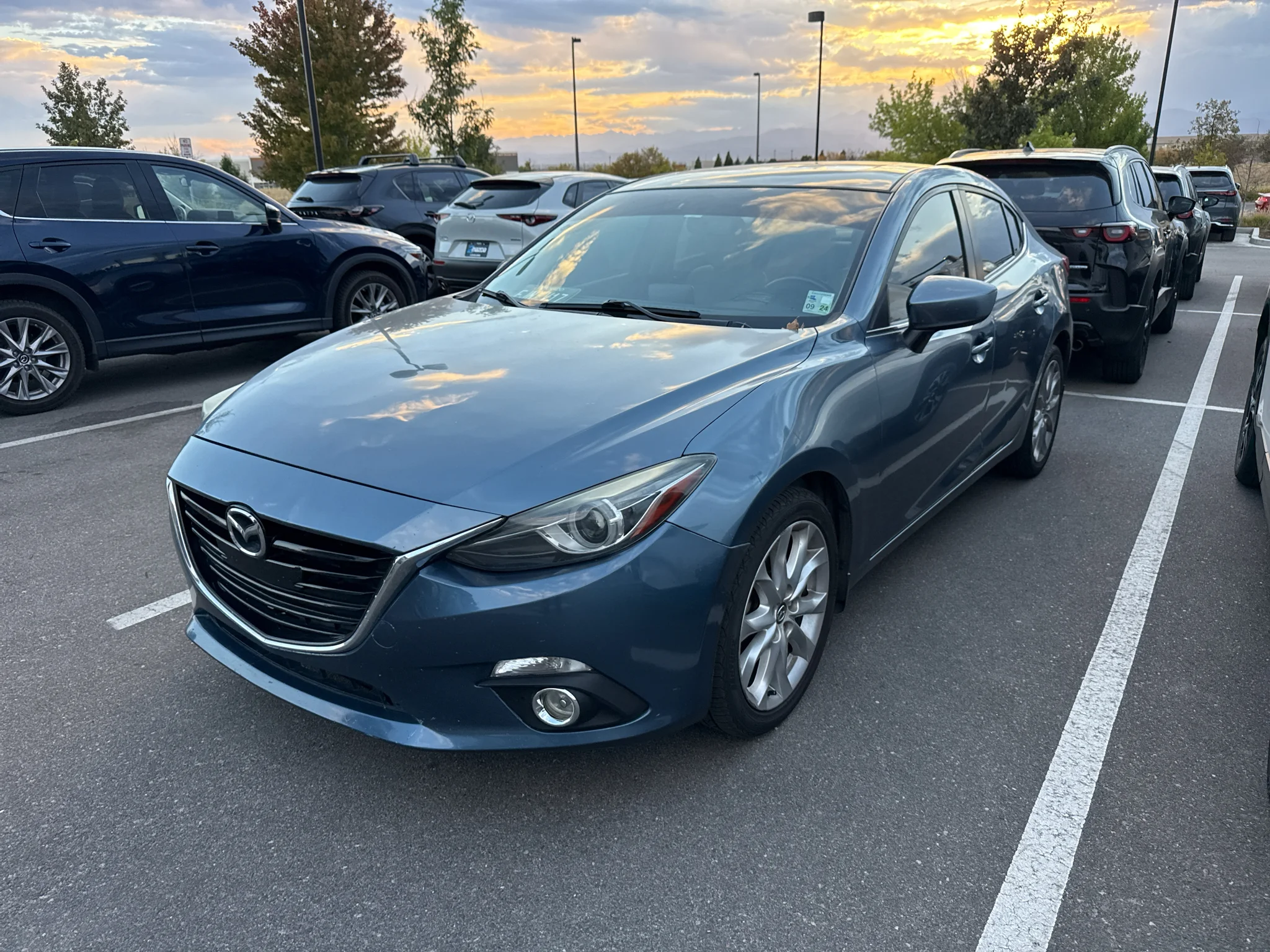 Used 2015 Blue Reflex Mica Mazda s Grand Touring image 2