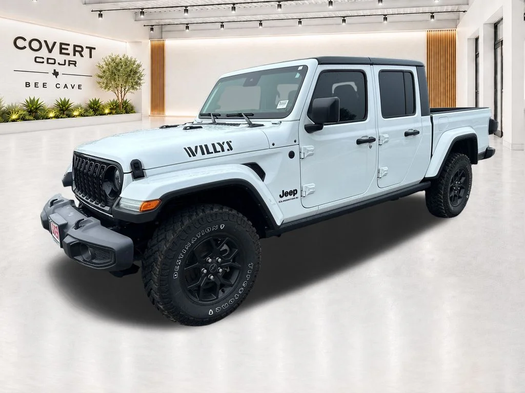 New 2025 Bright White Clear-Coat Exterior Paint Jeep Willys image 4