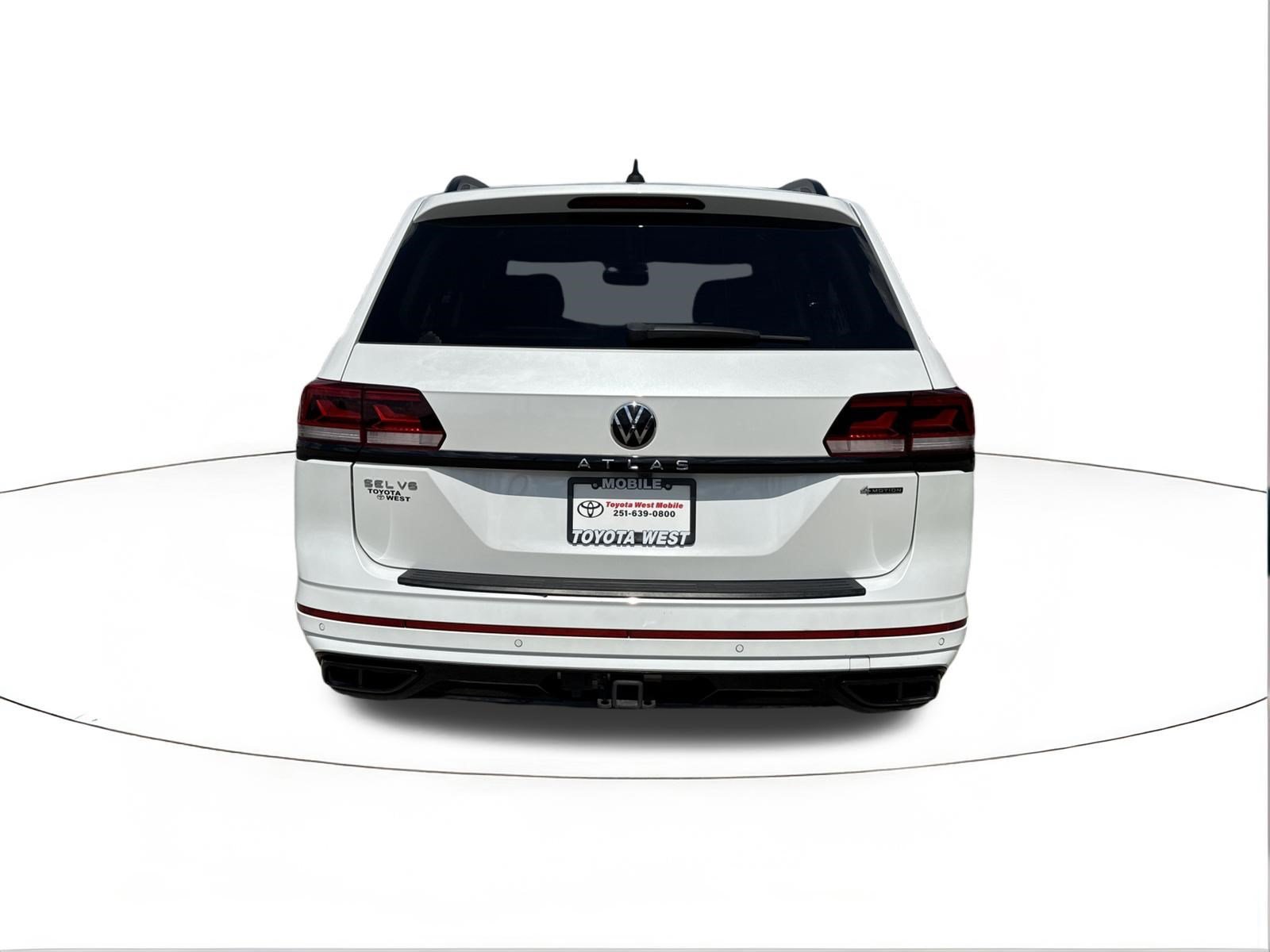 Used 2023 Pure White Volkswagen 3.6L V6 SEL R-Line Black image 4