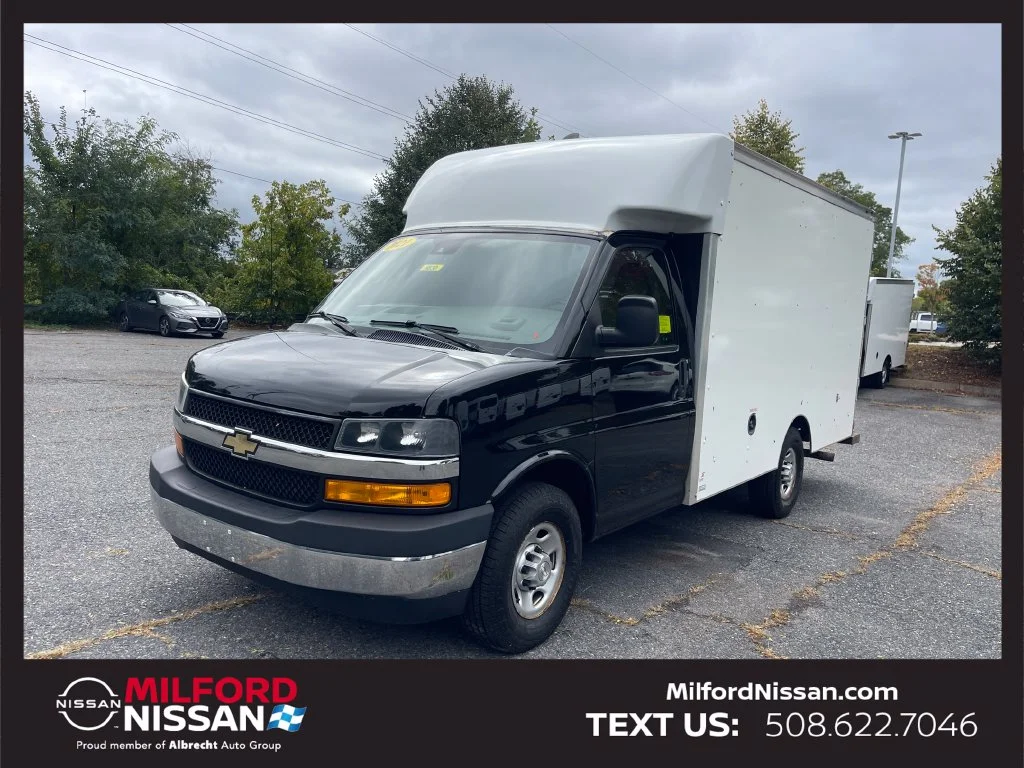 Used 2021 Black Chevrolet Work Van image 1