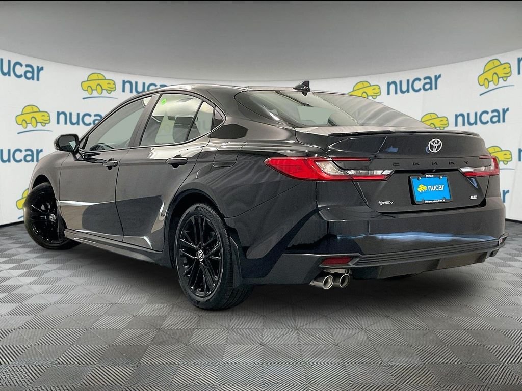Used 2025 Midnight Black Metallic Toyota SE image 4