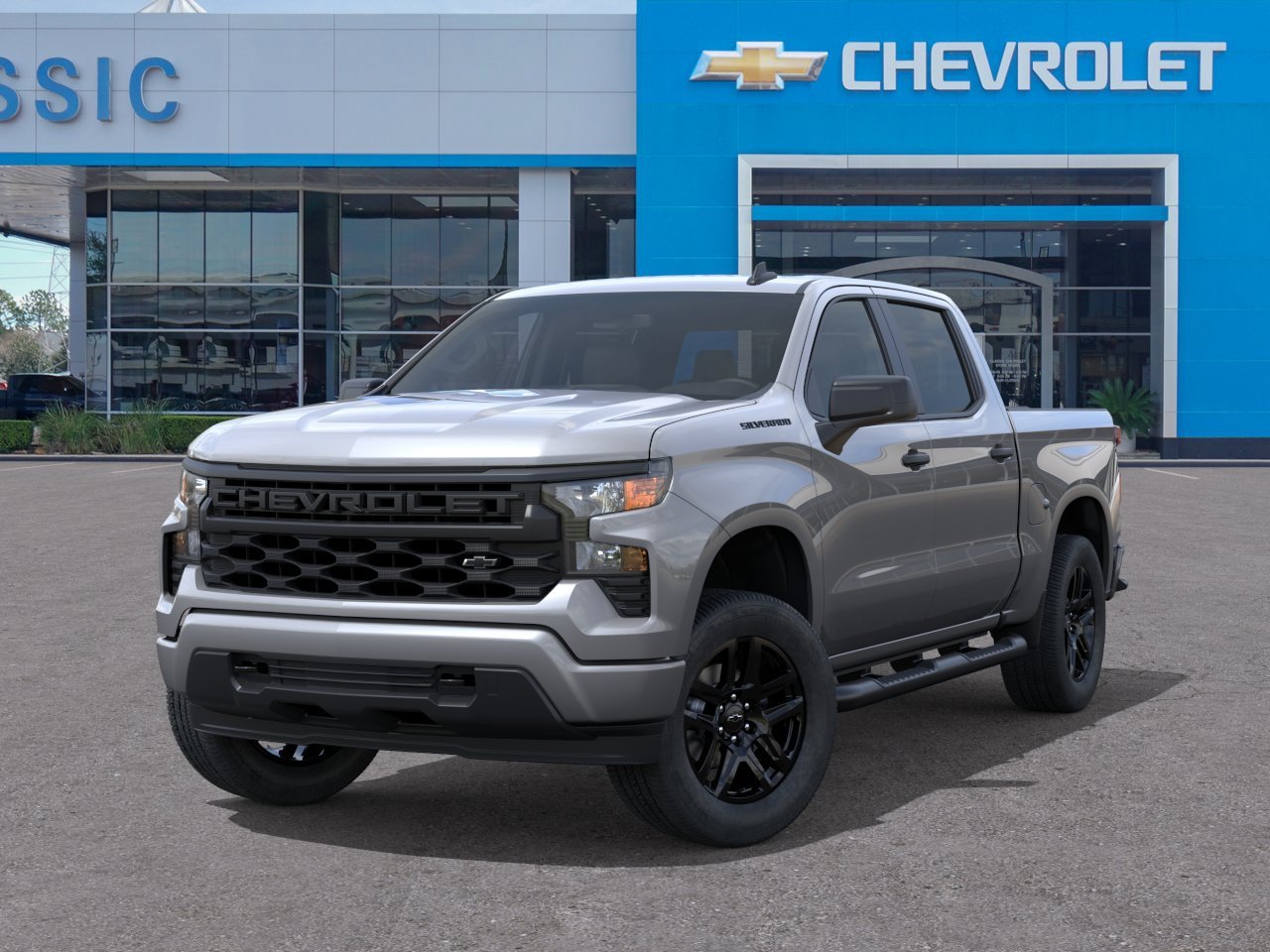 2026 Chevrolet Silverado 1500 Custom Gray at Classic Elite Chevrolet Sugar Land