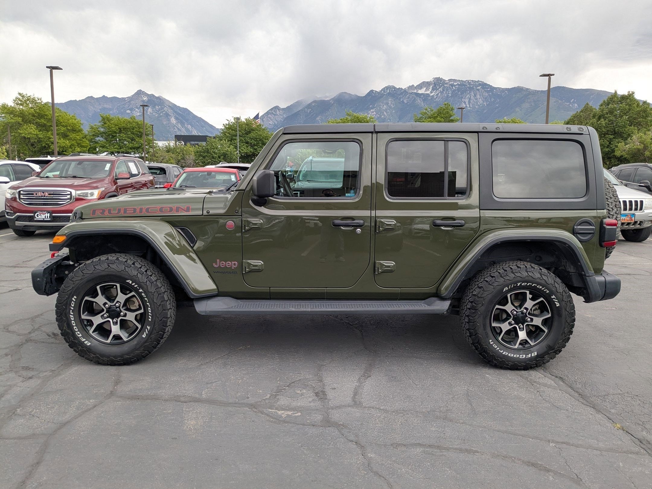 Used 2021 Sarge Green Clearcoat Jeep Unlimited Rubicon image 8